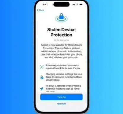 老边苹果授权维修店分享被盗设备保护功能开启方法 