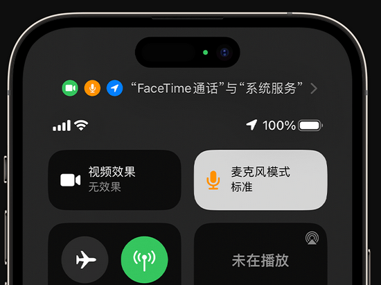 老边苹果授权维修网点分享iPhone在通话时让你的声音更清晰 