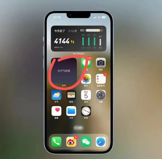 老边苹果手机维修分享:iOS16主屏幕天气小组件无法正常工作怎么办？ 