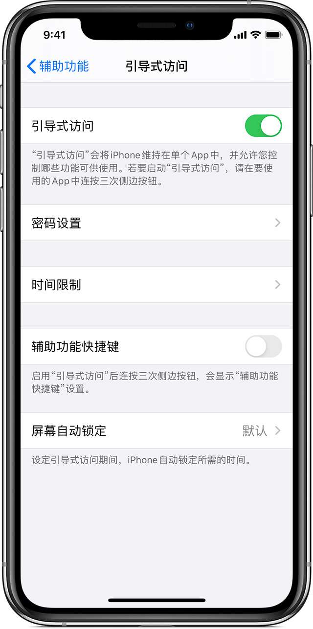 老边苹果手机维修分享如何在 iPhone 上退出引导式访问 