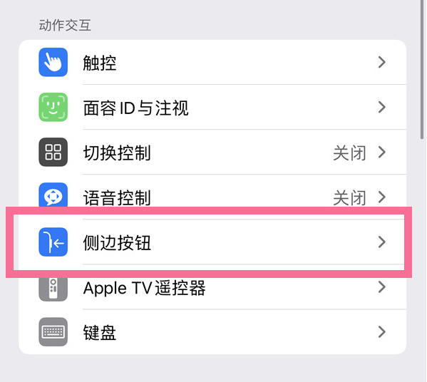 老边苹果14维修店分享iPhone14 Plus侧键双击下载功能关闭方法 